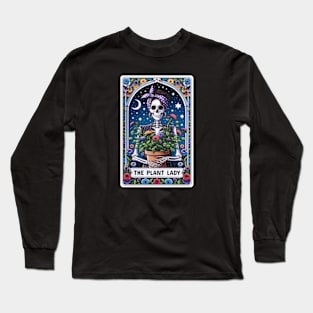 The Plant Lady Tarot Card Long Sleeve T-Shirt